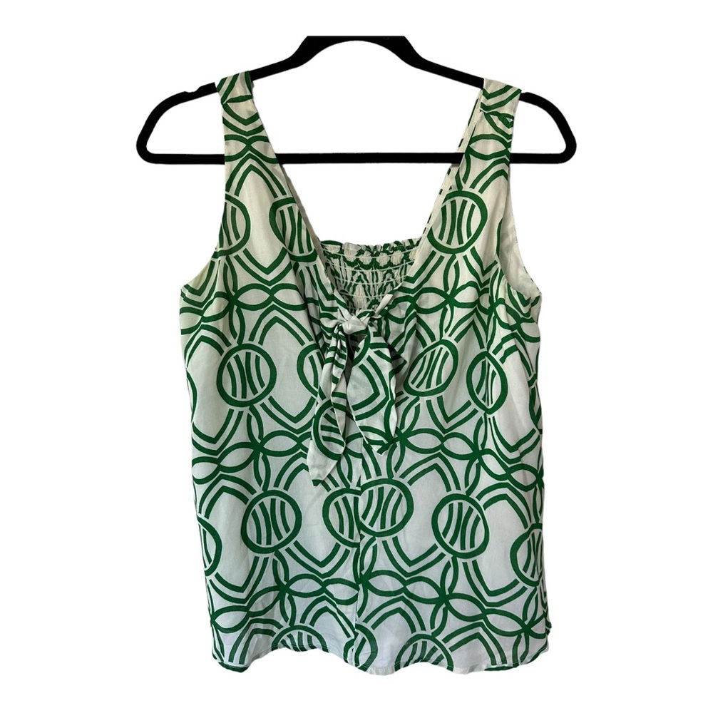 Anthropologie Maeve Verena Tie-Front Blouse